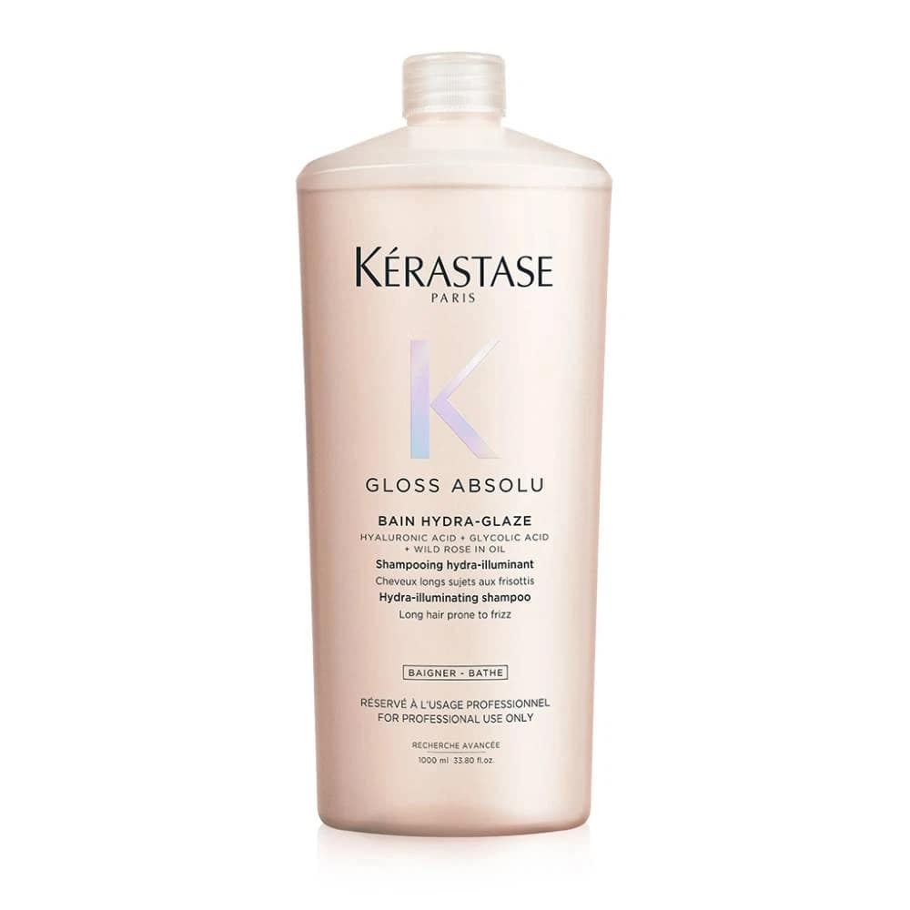 Kerastase Gloss Absolu Bain Hydra-Glaze 1000ml - shampoo idratante illuminante capelli crespi lunghi