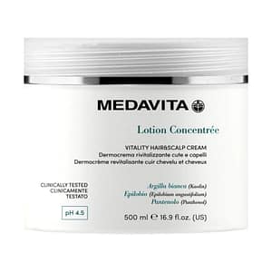 Medavita Lotion Concentré Vitality Hair&Scalp Cream 500ml - dermocrema pre-shampoo rivitalizzante cuoio capelluto