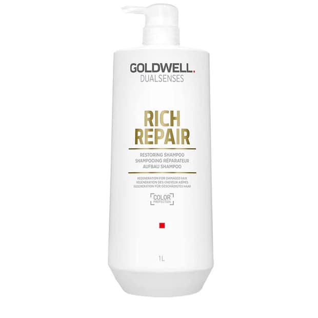 GOLDWELL DUALSENSES RICH REPAIR RESTORING SHAMPOO 1000ML - SHAMPOO PER CAPELLI SECCHI O DANNEGGIATI