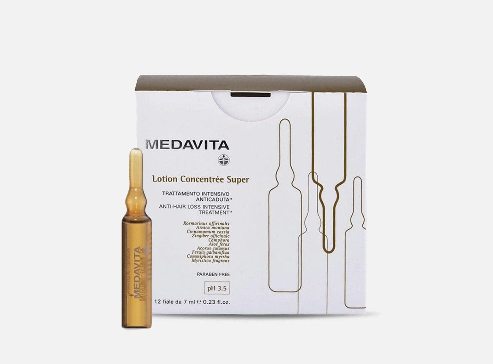 Medavita Lotion Concentree Anticaduta DONNA SUPER 12x7ml - fiale anti-caduta donna super capelli fragili